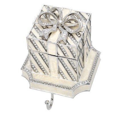 Olivia Riegel White Gift Box Stocking Holder SH2630, MPN: SH2630, 817655014784