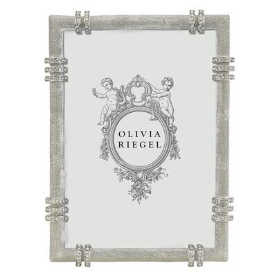 Olivia Riegel Silver Cassini 5 x 7 Inch Picture Frame RT9003, MPN: RT9003,