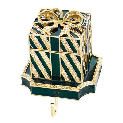 Olivia Riegel Green Gift Box Stocking Holder SH2634, MPN: SH2634, 817655014814