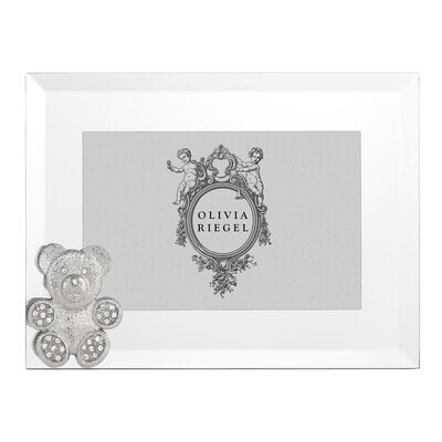 Olivia Riegel Silver Teddy Bear 4 x 6 Inch Picture Frame RT4886, MPN: RT4886, 817655013190