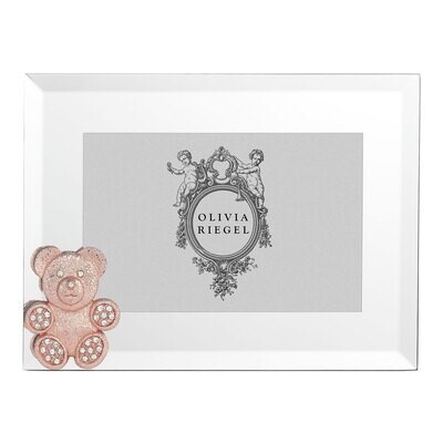 Olivia Riegel Rose Gold Teddy Bear 4 x 6 Inch Picture Frame RT4883, MPN: RT4883,