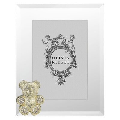 Olivia Riegel Gold Teddy Bear 5 x 7 Inch Picture Frame RT4881, MPN: RT4881, 817655013138