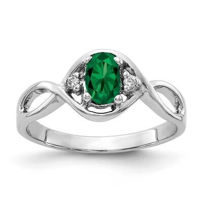 6x4mm Oval Mount St. Helens AA Diamond Ring 14k White Gold Y2086MS/AA, MPN: Y2086MS/AA, 883957708348