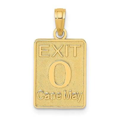 Exit 0 Cape May 14k Gold K8043, MPN: K8043, 637218134885