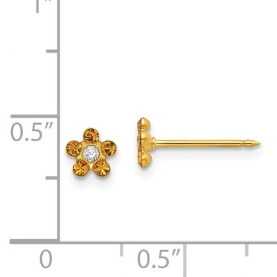 November Crystal Birthstone Earrings 14k Gold 791E, MPN: 791E,