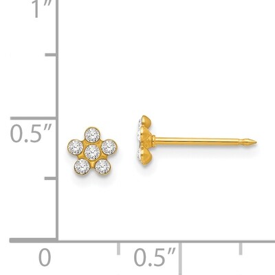 April Crystal Birthstone Earrings 14k Gold 784E, MPN: 784E,