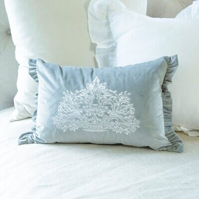 Crown Bountiful Basket Velvet Decor Pillow DP835