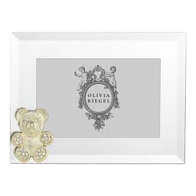 Olivia Riegel Gold Teddy Bear 4 x 6 Inch Picture Frame RT4880, MPN: RT4880, 817655013121