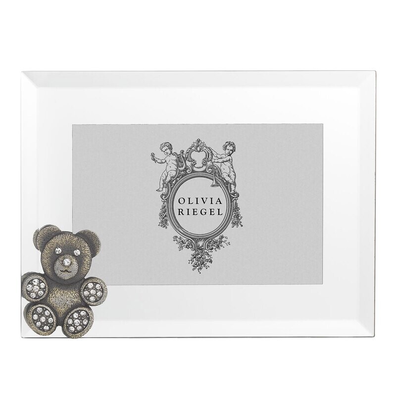 Olivia Riegel Bronze Teddy Bear 4 x 6 Inch Picture Frame RT4877