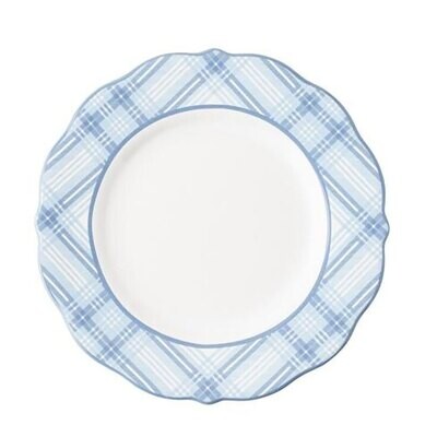 Juliska Tartan Chambray Dessert Salad Plate TN02/47, MPN: TN02/47, 810034838759