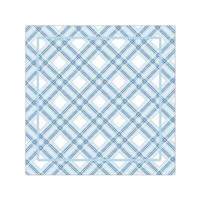 Juliska Tartan Chambray 20 Inch x 20 Inch Pillow PW22/47, MPN: PW22/47, 810034839619