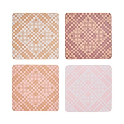 Le Jacquard Francais Essentiel Beige Coasters 3 x 3 Inch 28746, MPN: 28746, 3660269287467
