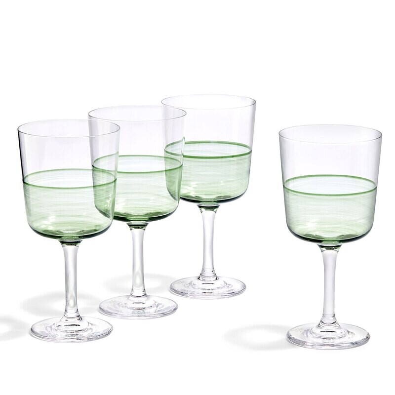 Royal Doulton 1815 Green Wine Glass Set Of 4 1065916
