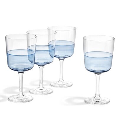 Royal Doulton 1815 Blue Wine Glass Set Of 4 1065960, MPN: 1065960, 701587474016