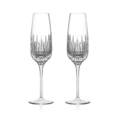 Waterford Lismore Diamond Essence Flute 10.5 oz Set of 2 1065340, MPN: 1065340, 701587472081