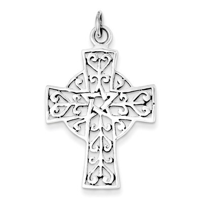 Cross Pendant Antiqued Sterling Silver QC6680, MPN: QC6680, 191101461521