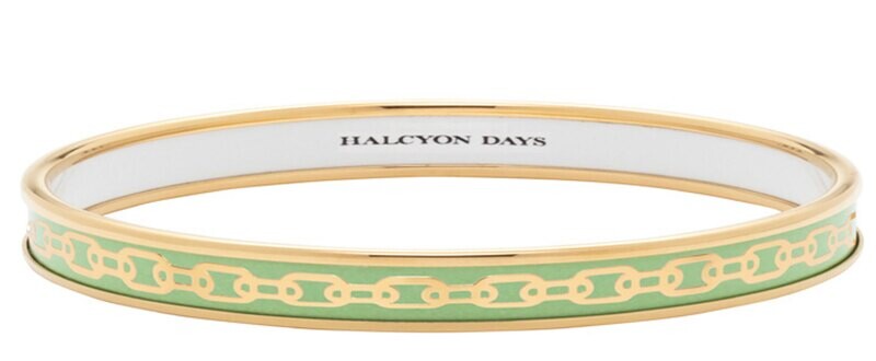 Halcyon Days 6mm Chain Meadow Gold Small Bangle Bracelet PBCHA3906GS, MPN: PBCHA3906GS,