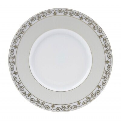 Deshoulieres Tuileries White Dessert Plate 034861, MPN: 34861, 3104363096230