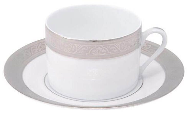 Deshoulieres Trianon Platinum Tea Cup TT-RI6825