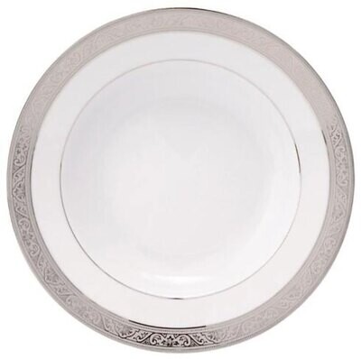 Deshoulieres Trianon Platinum Rim Soup Plate ACA-RI6825, MPN: ACA-RI6825, 3104360607682