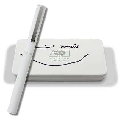 Acme Rm Ii Matte White Chrome Signed Prototype Roller Ball Pen P3RM05WHMRCLES, MPN: P3RM05WHMRCLES