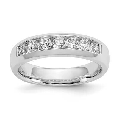 7-Stone Diamond Channel Band 14k White Gold RM3303B-063-WAA, MPN: RM3303B-063-WAA,