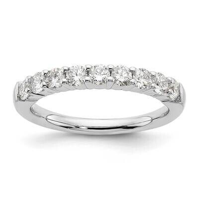 9-Stone Diamond Band 14k White Gold RM3188B-071-WAA, MPN: RM3188B-071-WAA, 883957802299