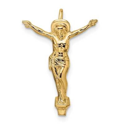 Solid Risen Christ Chain Slide 14k Gold Polished XR1895, MPN: XR1895, 196904094709