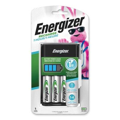 Energizer Recharge 1-Hour Charger for Rechargeable AA and AAA Batteries WBCH1, MPN: WBCH1, 39800128…