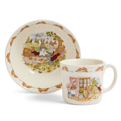 Royal Doulton Bunnykins Infant Bowl &amp; Mug 2-Piece Set 1064979, MPN: 1064979, 701587471077