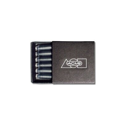 Acme Fountain Cartridge Black (Prepack Of 6) Refill, MPN: PREFCARTBK