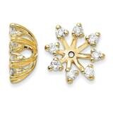 A Diamond earring jacket 14k Gold XJ4A, MPN: XJ4A, 883957336237