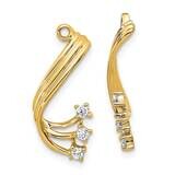 A Diamond earring jacket 14k Gold XJ23A, MPN: XJ23A, 883957115061