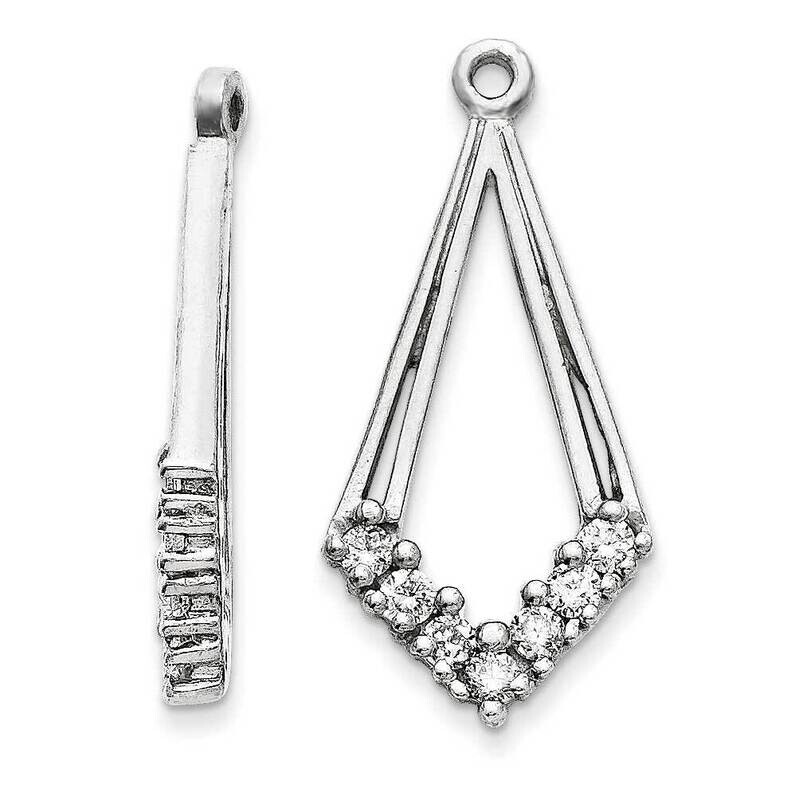 VS Diamond earring jacket 14k White Gold XJ16WVS