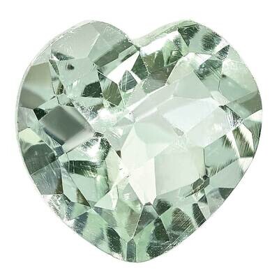 Green Quartz 5mm Heart Checkerboard AA Quality GQ-0500-HTX-AA, MPN: GQ-HTX-AA,