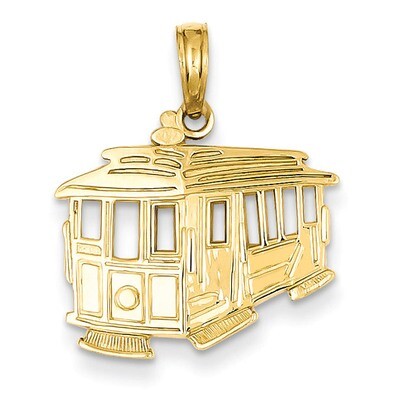 Cable Car Pendant 14k Gold K2787, MPN: K2787, 637218132294