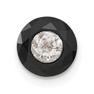 1.75Ct. Black &amp; White Diamond Single Stud WNE175AA-ST, MPN: WNE175AA-ST,