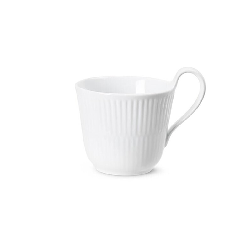 Royal Copenhagen White Fluted High Handle Mug 8.5 oz 1062484