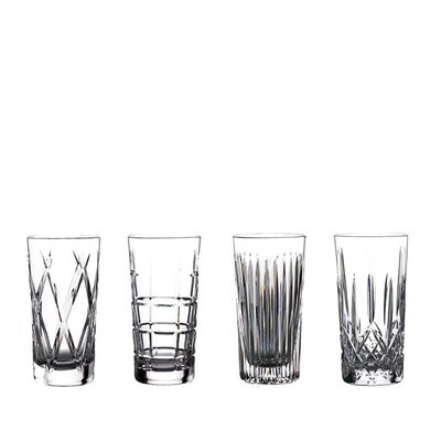 Waterford Gin Journeys Hiball 16 oz Set of 4 Aras Cluin Lismore &amp; Olann 1058571, MPN: 1058571, 7015…