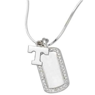 University of TENNESSEE POWER T 3/8 ON MINI DOG TAG Sterling Silver UTN019DT-SS, MPN: UTN019DT-SS, …
