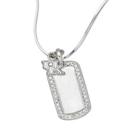University of KENTUCKY NEW UK 1/4 ON MINI DOG TAG Sterling Silver UK029DT-SS, MPN: UK029DT-SS, 6344…