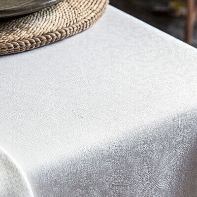 Le Jacquard Francais Portofino Fiori Beige Tablecloth 69 x 98 Inch 28613, MPN: 28613, 3660269286132