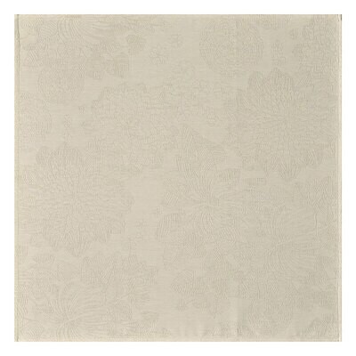 Le Jacquard Francais Portofino Fiori White Tablecloth 69 x 69 Inch 28609, MPN: 28609, 3660269286095
