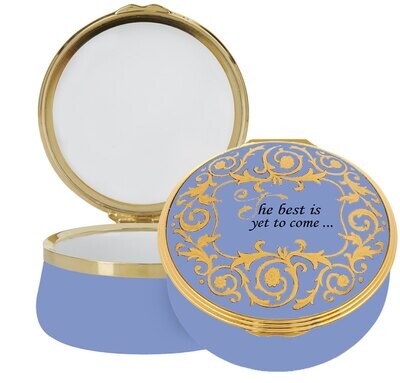 Halcyon Days The Best is Yet to Come Hyacinth Enamel Box ENBIY1233G, MPN: ENBIY1233G,