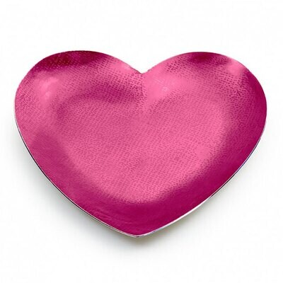 Mary Jurek Symphony Pink Orchid Enamel Heart 7&quot; SYPH007.1, MPN: SYPH007.1, 817658014637