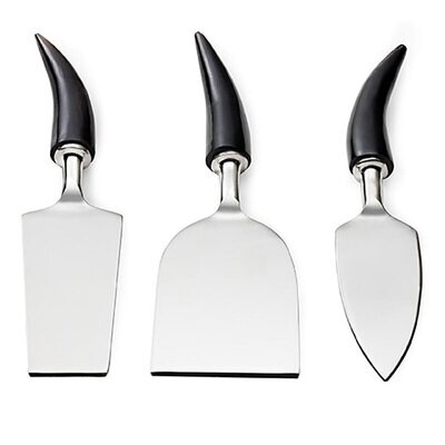 Mary Jurek Orion Cheese Set with Buffalo Horn 3pc Box OBH008, MPN: OBH008, 817658011490