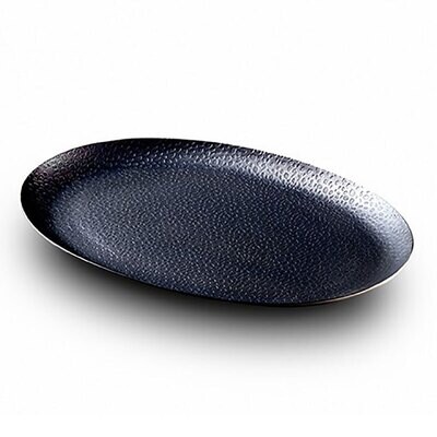 Mary Jurek NorthStar Oval Tray with Black Nickel Plate 8.75 x 5.5&quot; NST003, MPN: NST003, 817658014453