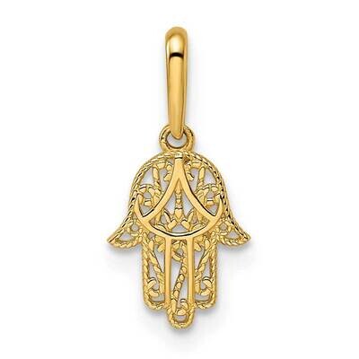 Hamsa Pendant 14k Gold YC1502, MPN: YC1502,