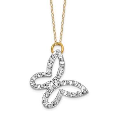 Butterfly Necklace 14k Gold DF337, MPN: DF337, 883957762197