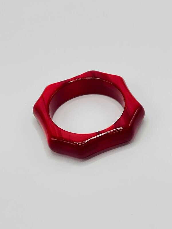 Capdeco Napkin Ring Red RS30